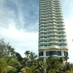 Hotel vanaf het strand